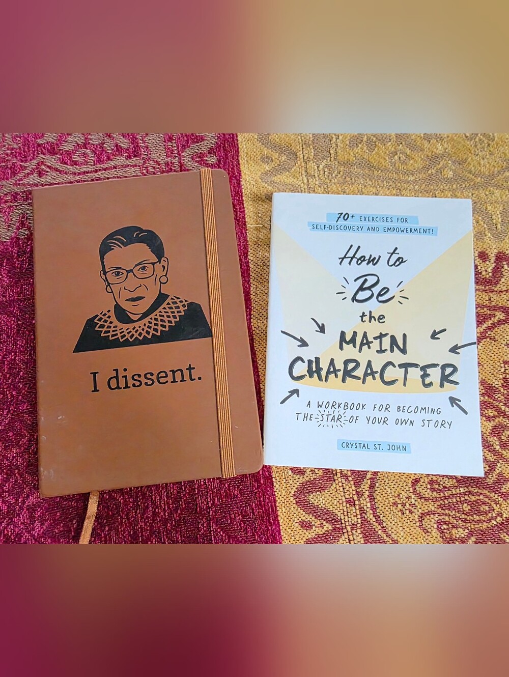 2 Piece Self-Help Workbook + Journal Set